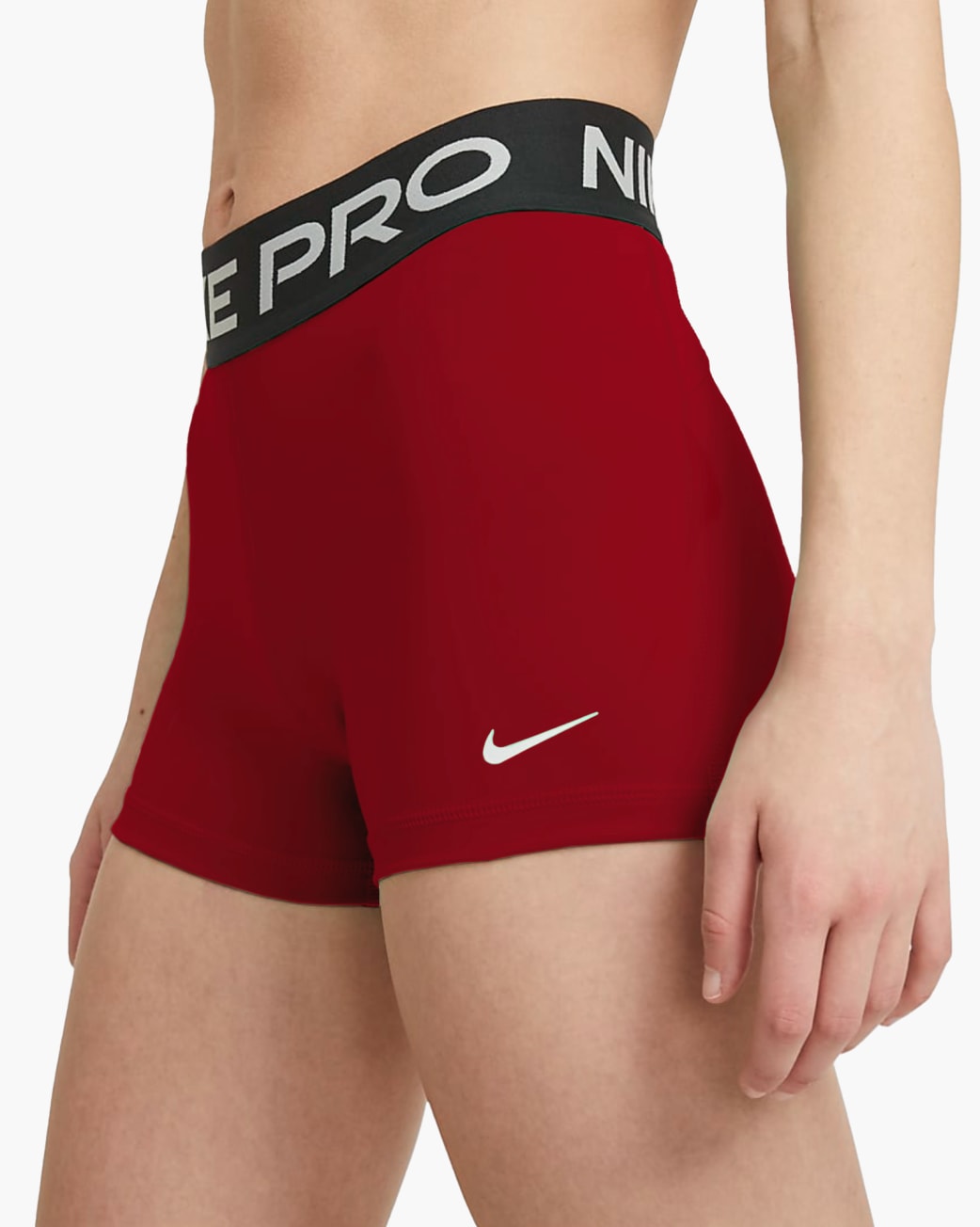 Womens nike cheap shorts red